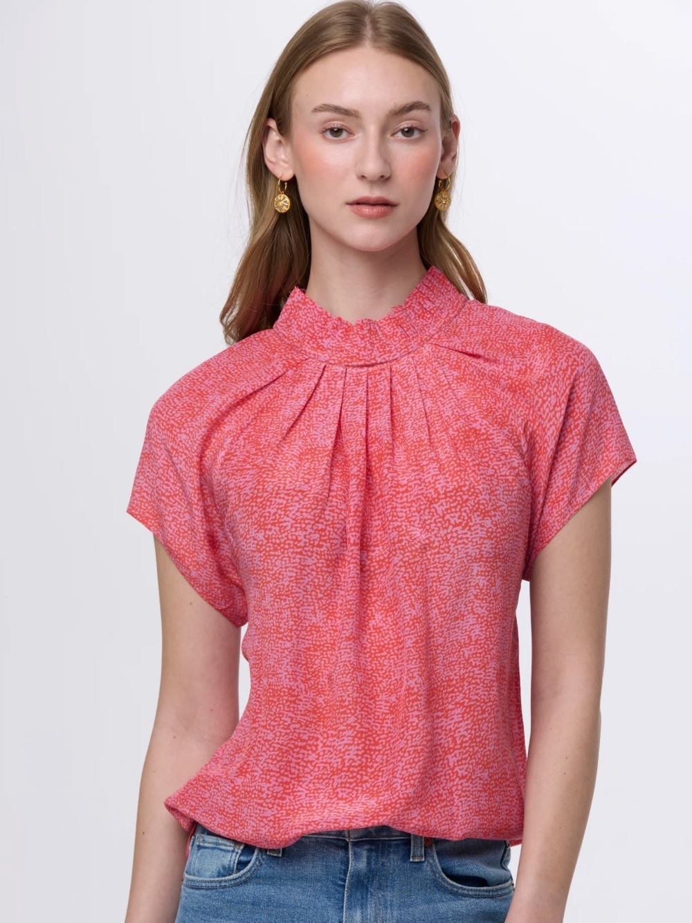 RUNGOLEE ALICE 2 WAY SILK BLOUSE SIZE XS
